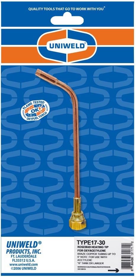 Uniweld Type17-30 Rosebud Heating Tip copper